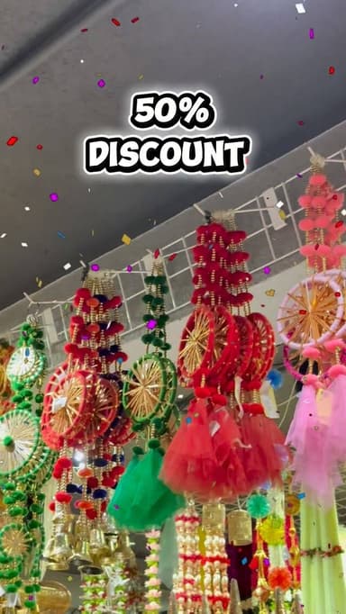 નવસારીમાં સૌથી મોટો ડેકોરેશન સેલ ...
“માં કૃપા ડેકોરેશન મોલ”માં ફ્લેટ 50% ડિસ્કાઉન્ટ સાથે ઘર બનાવો વધુ સુંદર, સ્ટાઇલિશ ...