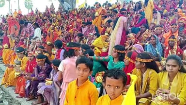 जहानाबाद: दक्षिणी सूर्य मंदिर तालाब से गायत्री महायज्ञ के लिए सैकड़ों लोगों ने किया जलभरी, लोगों में दिखा उत्साह