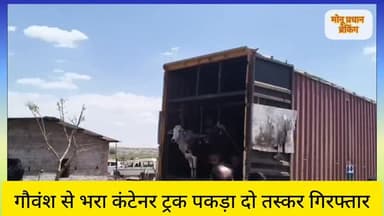 शिवपुरी-कोलारस पुलिस ने नेशनल हाईवे से गौवंश से भरा एक कंटेनर ट्रक पकड़ा दो तस्कर गिरफ्तार..
#shivpuri #monupradhan #sh...