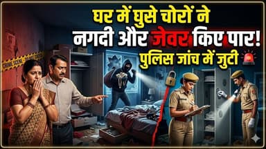 #बुलंदशहर #गुलावठी घर में घुसे चोरों ने नगदी और जेवर किए पार, पुलिस जांच में जुटी