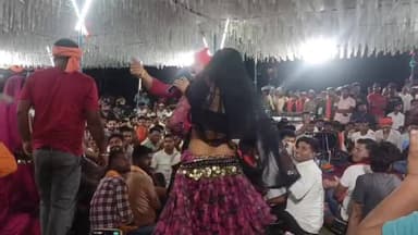 संदेश: सारीमपुर स्थित मंगलामाई मंदिर प्रांगण में भव्य चैत की रात हुई रंगीन, दुगोला मुकाबले संग डांसरों के ठुमकों ने बांधा समां