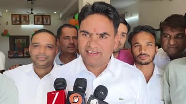 चित्तौड़गढ़: चित्तौड़गढ़ विधायक चंद्रभान सिंह ने कांग्रेस नेता पर किया पलटवार