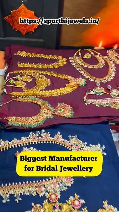 📌Follow @love_bengaluru
Spurthi jewels is wholesaler/retailer for one gram jewellery.specialised in jadau Kundan, Vict...