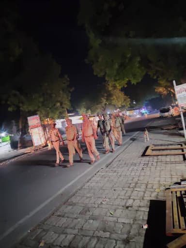 #SP_RBL @Ravi_KumarIPS के निर्देशन में थाना गदागंज पुलिस टीम द्वारा थाना क्षेत्र अन्तर्गत शांति एवं कानून व्यवस्था के दृ...