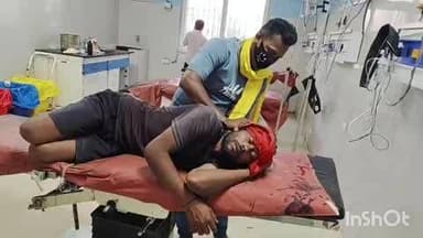 आरा: धोबहा थाना क्षेत्र के धोबहा बाजार के समीप दो बाइक की सीधी भिड़ंत में बाइक सवार युवक मोनू राम (30 वर्ष) जख्मी