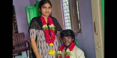 మచిలీపట్నంలో ఓ యువతి ఆదర్శ వివాహం