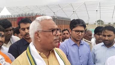 करौली:नांगलशेरपुर में व्यवस्थाओं का निरीक्षण के बाद बोले प्रभारी मंत्री #57newskarauli #KisanSammelan Part 6