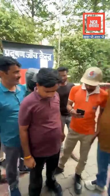 ग्रेटर नोएडा: इंडियन ऑयल पंप पर हड़कंप: पेट्रोल की जगह पानी डालने का आरोप, ग्राहकों में गुस्सा