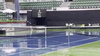 पार्लियामेंट स्ट्रीट: बारिश के कारण DLTA कॉम्प्लेक्स में भारत-थाईलैंड मैच में आई रुकावट