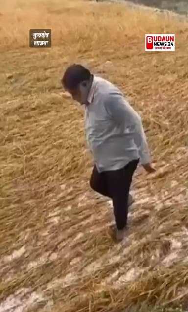 लाडवा और आसपास के इलाकों में आंधी, तेज बारिश और ओले गिरे मौसम ने अचानक करवट ली, #news #kurukshetra #wather