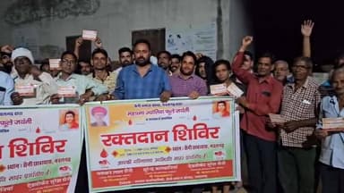 #नवलगढ़ : ढुढ़िया वाली ढ़ाणी में महात्मा ज्योतिबा फुले जयंती का पोस्टर विमोचन किया , 11 अप्रैल को सनी छात्रावास में प्रत...