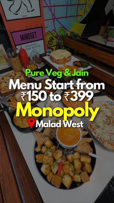 @monopolymalad Pure veg and jain place where whole menu starts from ₹150 to ₹399 and open till 3:30am ⏰
Just 5 mins fr...