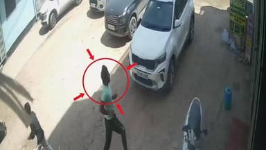 चिड़ावा: चिड़ावा में फिल्मी सीन की तरह हुई कार्रवाई का सीसीटीवी फुटेज आया सामने, आरोपी आगे-आगे, पुलिस पीछे-पीछे