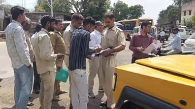 प्रतापगढ़: बाल वाहिनी की सुरक्षा पर सख्ती, बिना परमिट व कागजात वाले वाहनों पर कार्रवाई, 76 हजार का जुर्माना