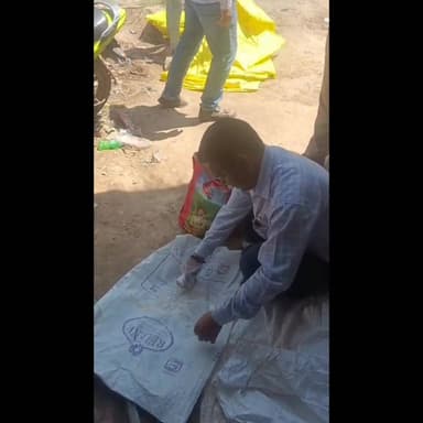 #gonda के #chhapiya में अवैध यूरिया बनाने वाले प्लांट का भंडाफोड़