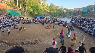 #घुमारवीं -- राज्य स्तरीय ग्रीष्मोत्सव मेले में कुश्ती प्रतियोगिता ....#देखिए_लाइव....
-#ब्राइट_न्यूज #घुमारवीं_बिलासपु...