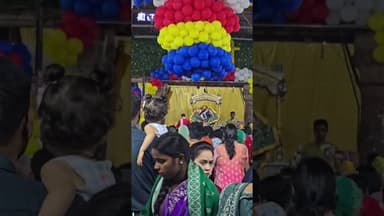 #बरसाना राधा रानी मंदिर मेंसखी भाव मै उमड़े श्रद्धालुओं, राधे राधे से गुंजा मंदिर परिसर@