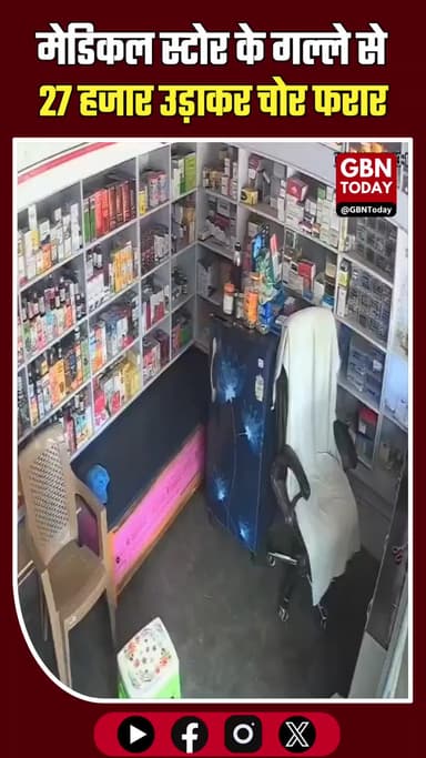 महोबा: मेडिकल स्टोर के गल्ले से 27 हजार उड़ाकर चोर फरार।
#Mahoba #CrimeNews #Theft #UPPolice