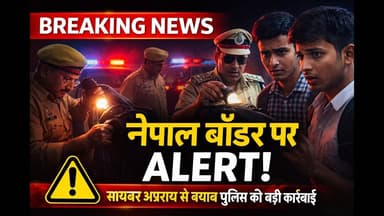 नेपाल बॉर्डर पर औचक निरीक्षण, छात्रों को साइबर सुरक्षा की सीख- #सिद्धार्थनगर में मिशन शक्ति अभियान!