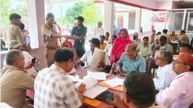 बस्ती: लालगंज थाने पर आयोजित थाना समाधान दिवस में 12 मामलों में से चार का मौके पर हुआ निस्तारण