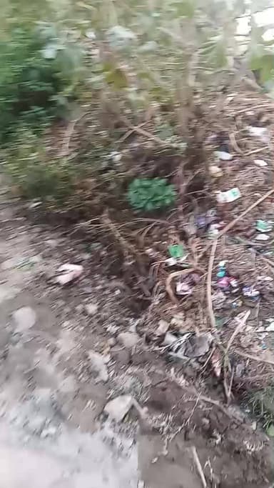 agouna बुजुर्ग गांव में बंद पड़ी नाली गंदगी के कारण संक्रमण से रोग फैल सकते हैं लेकिन इस पर कोई ध्यान नहीं दिया जा रहाहै