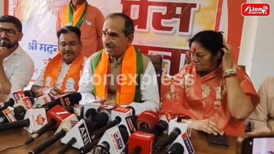 बीकानेर में बीजेपी प्रदेशाध्यक्ष मदन राठौड़
पूर्व सीएम वसुंधरा राजे को लेकर ब्या बोले?
#bikaner #lionexpress #bjp #madan...