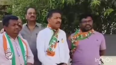 ડાંગ જિલ્લામાં શિવારીમાળ ગ્રામ પંચાયતમાં ભાજપમાં ગાબડું બળવંત દેશમુખ તેના ૫૦ જેટલા સમર્થકો સાથે કોંગ્રેસનો ખેસ ધારણ