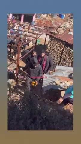 नेपाल के pm village मे दोरा karte हुवे