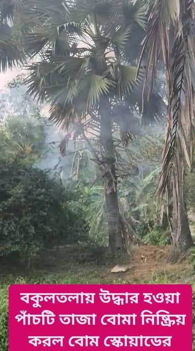 বকুলতলায় উদ্ধার হওয়া পাঁচটি তাজা বোমা নিষ্ক্রিয় করল বোম স্কোয়াডের সদস্যরা
#BaruipurNews #বারুইপুর #Baruipur #sonarp...