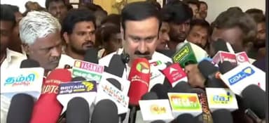 திருவண்ணாமலை: எடப்பாடிக்கும் ஸ்டாலினுக்கும் தான் போட்டி நாடாளுமன்றத் தேர்தல் அல்ல சட்டமன்றத் தேர்தல் என அன்புமணி ராமதாஸ் பேட்டி