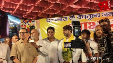 धनबाद #मेयर #संजीव सिंह का #कतरास में #आभार यात्रा।