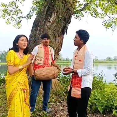 ♦️আজি ব'হাগ বিহুৰ উৰুকা। ৰাজ্যৰ ভিন্ন প্ৰান্তৰ লগতে সোণাৰিতো ব্যাপক উছাহ ৰঙালী বিহুটিক লৈ।
♦️এয়া ৰঙালীক আদৰাৰ সময়।
♦️...