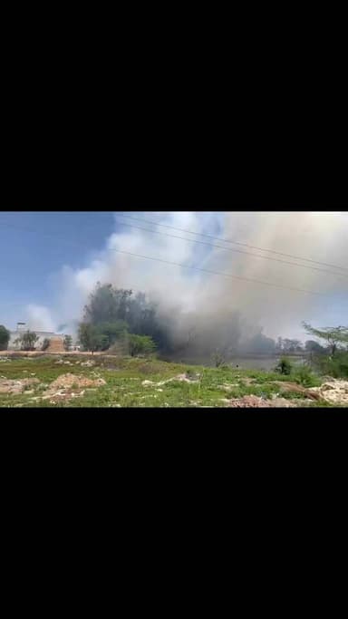 ਭਾਈ ਕੀ ਪਸੋਰ ਦੇ ਖੇਤਾ ਵਿੱਚ ਲੱਗੀ ਅੱਗ