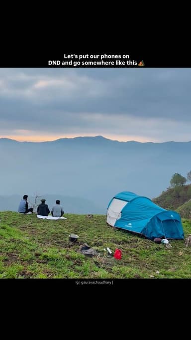 Let’s put our phones on
DND and go somewhere like this🏕️😍
.
.
#camping⛺️ #friends