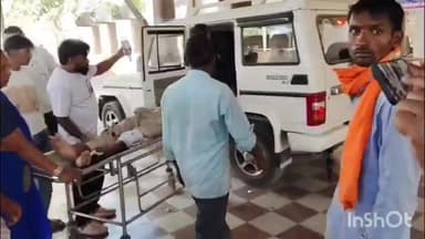 सैलाना: आरटीओ बैरियर सरवन सैलाना रोड पर हादसा, कार ने बाइक को टक्कर मारी, दो घायल