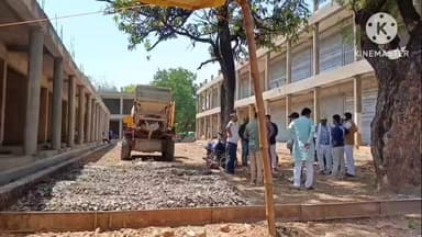 उचेहरा: गुणवत्ता का हवाला देकर पार्षदों ने उंचेहरा में शॉपिंग कॉम्प्लेक्स में पेपर ब्लॉक का काम रोका