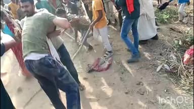 जहानाबाद: पुलिस गाड़ी से मासूम की मौत के बाद ग्रामीणों का हंगामा, पुलिसकर्मियों पर किया हमला, वीडियो वायरल