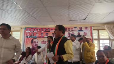 #उत्तरकाशी रवांई घाटी में Dr Harak Singh Rawat का कांग्रेस कार्यकर्ताओं को सम्बोधन। @top fans Indian National Congress P...