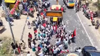 பண்ருட்டி: சிறுவத்தூரில் திமுக வேட்பாளர் சபா. ராஜேந்திரன் தீவிரவாக்கு சேகரி