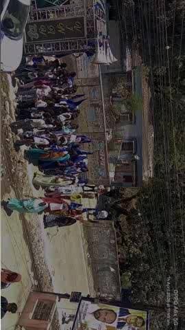 obara Sonbhadra Jay Bheem ka Nara lagaya chaurahe chadhai per Jay Bheem ka Nara lagte hue bra Dala se juloos nikalkar ub