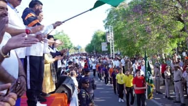 पंचकूला: मुख्यमंत्री ने पंचकूला में बाबा साहेब डॉ. भीमराव अंबेडकर को समर्पित समता मैराथन को हरी झंडी दिखाई