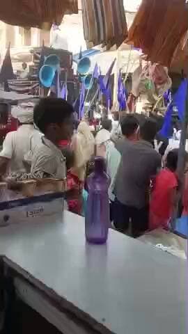 भीमराव अम्बेडकर जी के जन्म दिवस पर जुलुस निकाला गया