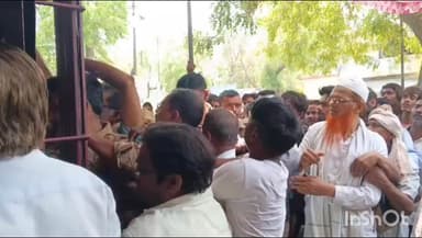 सलोन: सलोन कस्बा स्थित गैस एजेंसी में उपभोक्ताओं की भीड़, पुलिसकर्मियों और उपभोक्ताओं के बीच धक्का-मुक्की का वीडियो हुआ वायरल