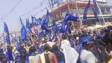 भारत भारत रत्न बोधिसत्व बाबा साहब डॉक्टर बी आर अंबेडकर जी की 135वीं जयंती मोहनिया में बड़े ही धूमधाम से आज मनाई गई