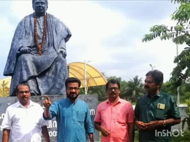 കാർത്തികപ്പള്ളി: മഹാകവി കുമാരനാശാൻ്റെ 153 മത് ജന്മ വാർഷികം കുമാരകോടിയിലെ സ്മൃതി മണ്ഡപത്തിൽ നടന്നു