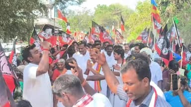 கண்டச்சிபுரம்: சென்னகுணம் கிராமத்தில் அதிமுக வேட்பாளர் தீவிரவாக்கு சேகரிப்பில் ஈடுபட்டார்