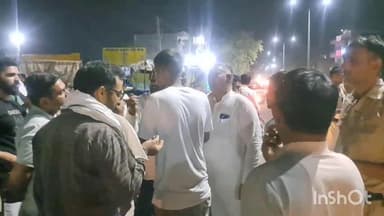 चरखी दादरी: वजन में गड़बड़ी मिलने पर च. दादरी में देर रात लगा जाम, एसडीएम व एसएचओ पहुंचे मौके पर