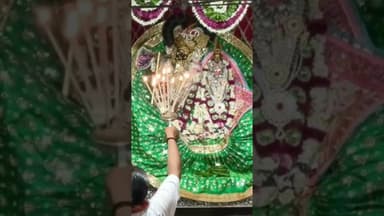 #बरसाना राधा रानी के आज के श्रंगार आरती के दर्शन@