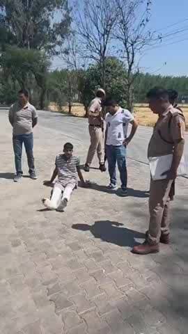 जठलाना: पूर्व विधायक की फैक्ट्री पर फायरिंग करने वाले आरोपी की पुलिस ने कराई निशानदेही