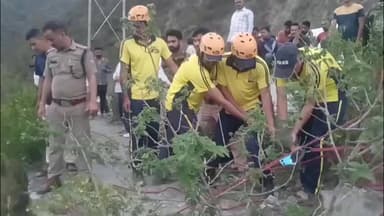 टिहरी: टिहरी डैम साइड हादसे में 50 मीटर खाई में गिरे युवक का शव बरामद